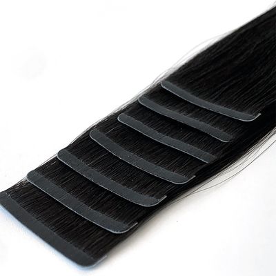 Super Slim Tapes Vida 3 meses OEM Salón de suministros de la cinta de pelo europea Ins 100% el cabello humano