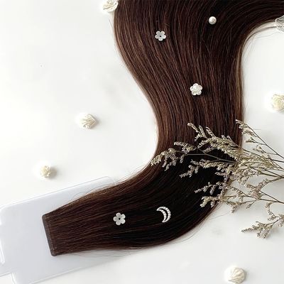 Doble cara Remy Full Cuticle Tape Hair Slim Tape en 3 meses Las cintas Extensión de vida