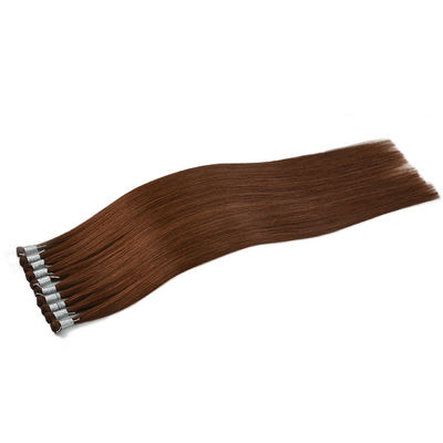 Extensiones de tejido de cabello 100% natural de Europa Atado a mano Invisible Doble Alineado Genius