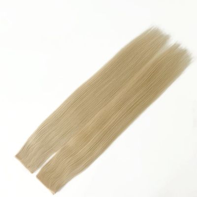Pequeño agujero PU cinta sin costura pelo tejido de piel doble extensiones dibujadas 50cm Tamaño del paquete