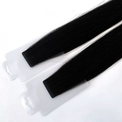 Cintas invisibles sin costura extensiones de cabello pegado pre-agregado cabello brasileño