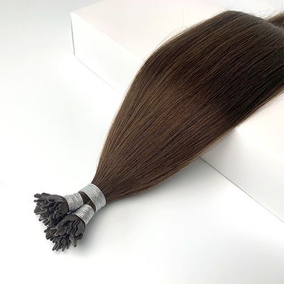 Y Tip Jet Negro Color natural Cabello vietnamita Extensiones de queratina 12-28 pulgadas de longitud