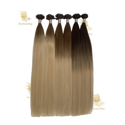 Suministrando cabello de punta plana teñible en buena con 50.00cm * 8.00cm * 3.00cm Tamaño del paquete