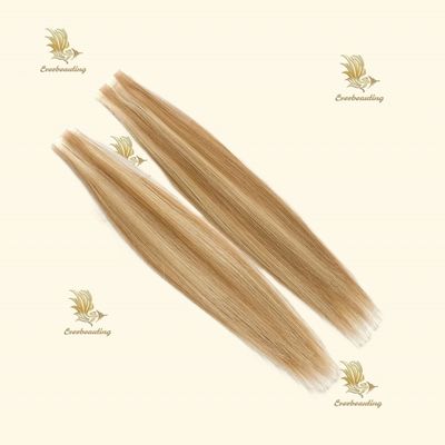 50cm * 8cm * 3cm Tamaño del paquete Extensiones de cabello humano sin enredos de la cutícula rusa