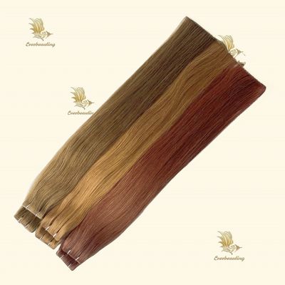 Tecnología cinta invisible para las extensiones de cabello humano inyectado sin costura de la cutícula alineada