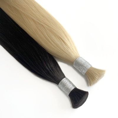 Cabello en masa 231016 Vietnamita Super doble dibujado Blonde extensiones de cabello en masa 60 613