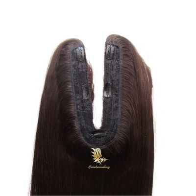 Cabello humano U Parte Topper U Forma Topper Función Añadir longitud del cabello y volumen