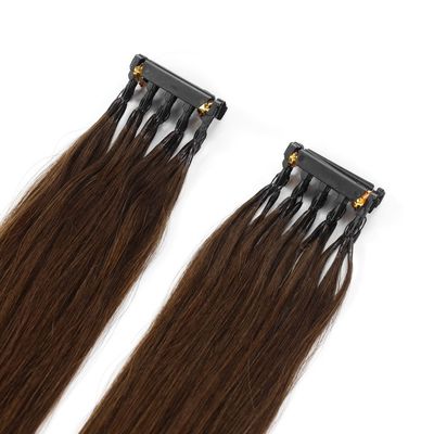 6D Cuticle de cabello ruso alineado 6D2 Extensiones de cabello 25g/bolsa Pre-enlazado estilo I-Tip