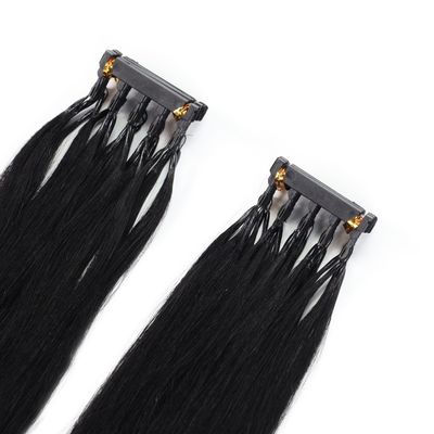 Tecnología Cabello humano 6D Extensiones de cabello de segunda generación Personalización y reciclaje Sí