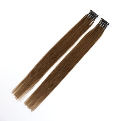 6D Extensiones de cabello humano Pre-enlazado de la cutícula doble dibujada brasileña alineado Remy cabello