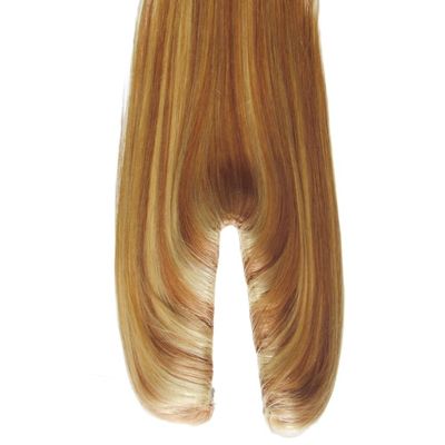 US Topper de cabello humano virgen Remy U parte Topper textura recta