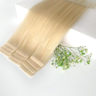 Cabello humano pre-enlazado estilo color rubio 100% de la cinta europea en las extensiones de cabello