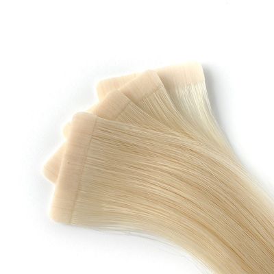 Cabello humano pre-enlazado estilo color rubio 100% de la cinta europea en las extensiones de cabello