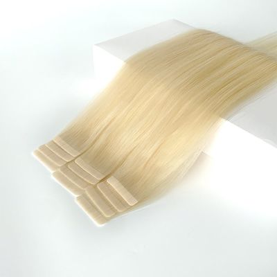 Cabello humano pre-enlazado estilo color rubio 100% de la cinta europea en las extensiones de cabello