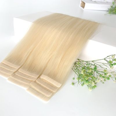 Cabello humano pre-enlazado estilo color rubio 100% de la cinta europea en las extensiones de cabello