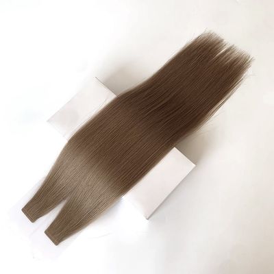 Personalización Salón Cuticle doble dibujado alineado cinta humana sin costura extensiones de cabello