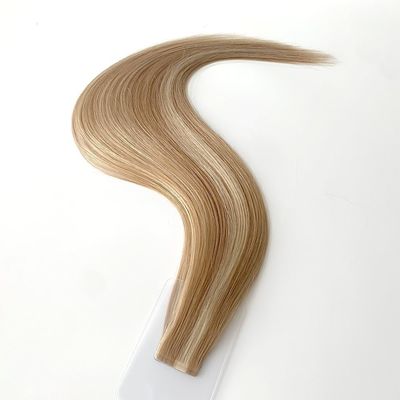Personalización Salón Cuticle doble dibujado alineado cinta humana sin costura extensiones de cabello