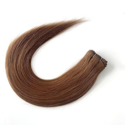 100 Remy Cabello humano cosido en trenzas de doble dibujo Blonde ruso extensiones de trenzas para el pelo