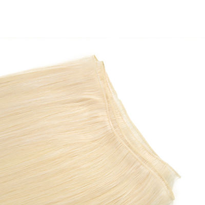 Lo más reciente de la moda de personalización 100% natural Remy tejido del cabello para extensiones de cabello europeo
