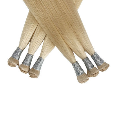 Cabello Remy Muti-Color Cabello ruso Doble Tirado Enlazado a mano Tejidos de cabello y asequible