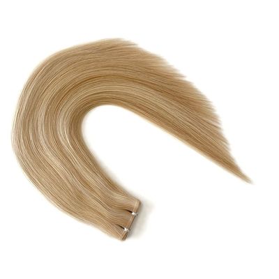 24 pulgadas sin costura Invisible PU tejido de piel 100% extensión de cabello humano para salón y mujeres