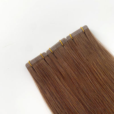 Política de devolución de 30 días de la cinta de cabello humano ruso extensión de cabello natural cinta de Remy Ins