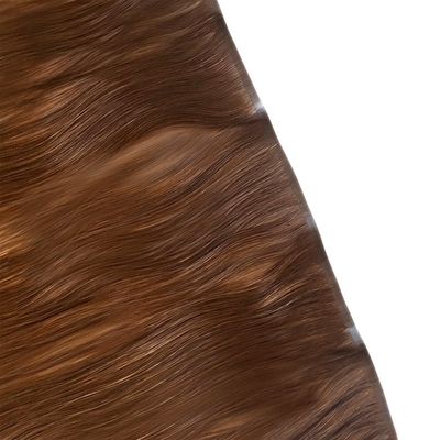 24 pulgadas sin costura Invisible PU tejido de piel 100% extensión de cabello humano para salón y mujeres