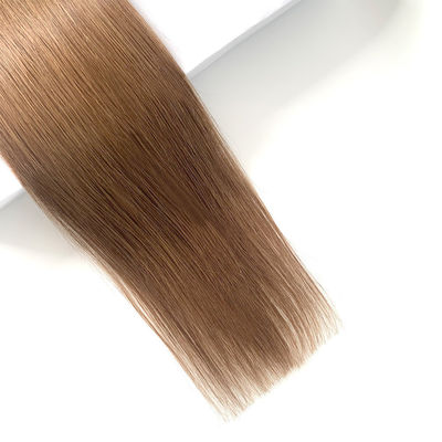Política de devolución de 30 días de la cinta de cabello humano ruso extensión de cabello natural cinta de Remy Ins