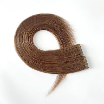 Política de devolución de 30 días de la cinta de cabello humano ruso extensión de cabello natural cinta de Remy Ins