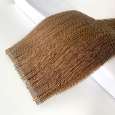 Política de devolución de 30 días de la cinta de cabello humano ruso extensión de cabello natural cinta de Remy Ins