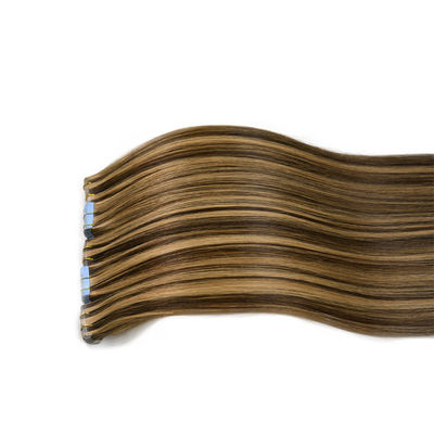 No derramarse cinta de pelo humano europeo en extensión de cabello cinta de pelo remy 200 paquetes/caja