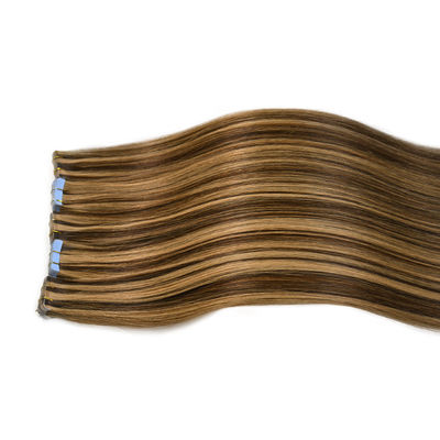 No derramarse cinta de pelo humano europeo en extensión de cabello cinta de pelo remy 200 paquetes/caja