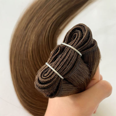 Cuticle doblemente dibujado alineado Ombre Color Machine Extensiones de cabello de tejido Cabello humano 100g/paquete