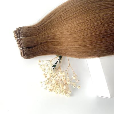 Cuticle doblemente dibujado alineado Ombre Color Machine Extensiones de cabello de tejido Cabello humano 100g/paquete