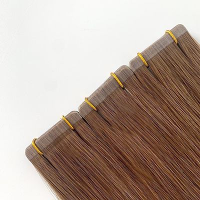 20 pulgadas de doble dibujo del pelo humano ruso extensiones de la cinta de extensiones de cabello personalización