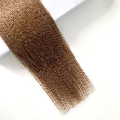 20 pulgadas de doble dibujo del pelo humano ruso extensiones de la cinta de extensiones de cabello personalización