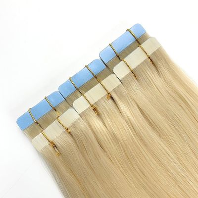 Tela de cabello humano ruso de doble dibujo europeo Extensión del cabello de tipo pre-enlazado teñible