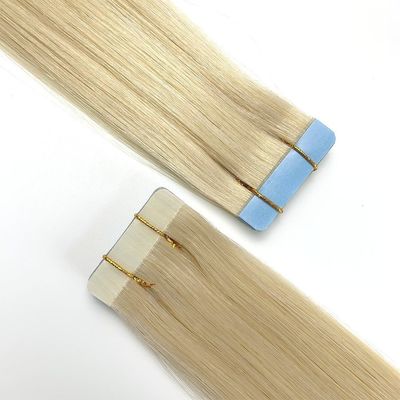 Doble cinta tirada en extensiones de cabello reales Remy europeo sin enredos sin derramamiento