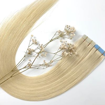 18 Meses de Vida Crudo Indian Wavy Cabello Humano cinta Ins Extensiones de cabello con cintas duraderas