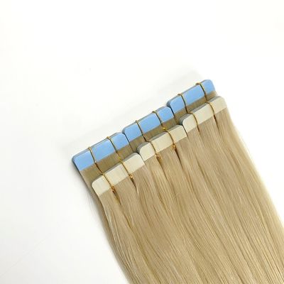 18 Meses de Vida Crudo Indian Wavy Cabello Humano cinta Ins Extensiones de cabello con cintas duraderas