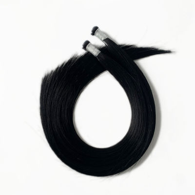Obtener el aspecto perfecto con Genius tejido humano virgen Remy extensiones de cabello estilo recto