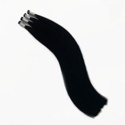 Obtener el aspecto perfecto con Genius tejido humano virgen Remy extensiones de cabello estilo recto