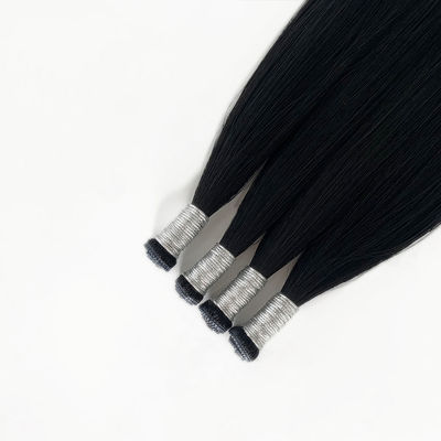 Obtener el aspecto perfecto con Genius tejido humano virgen Remy extensiones de cabello estilo recto