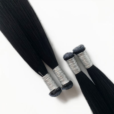 30 días Política de devolución Straight ruso genio tejido de cabello humano Remy extensiones