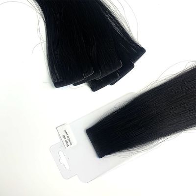Cabello humano 100% virgen brasileño con extensión de cabello con cinta invisible