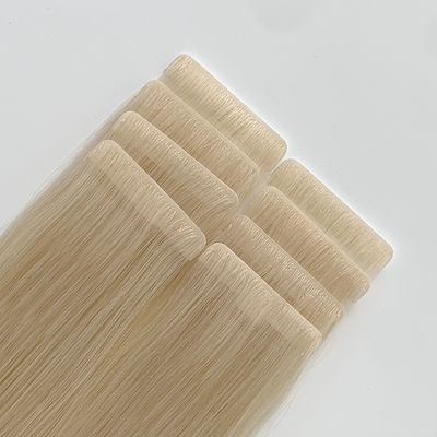 Muti-Color 7.5*70cm Cabello virgen 100 Remy humano doble dibujado extensiones de cabello de cinta invisible