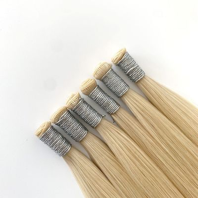 Largo del cabello 24 pulgadas 100% de cabello humano europeo cinta invisible en extensiones de cabello genio tejido personalización