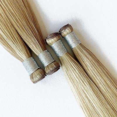 Cabello Remy Genius Extensiones de cabello de trama Invisible Trama única doble dibujado colores personalizados