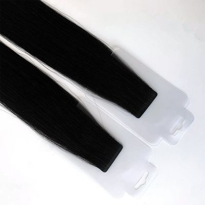 20 pulgadas de cinta delgada recta India cruda Remy cabello virgen con suave y brillante