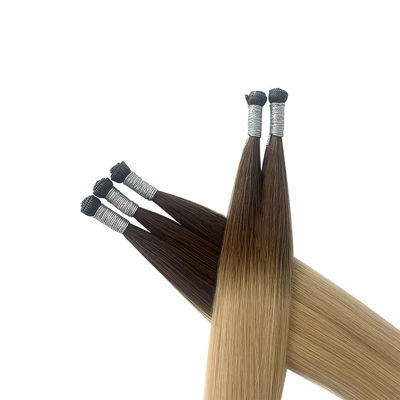 Cabello humano europeo de la piel de tejido sin costura doble dibujado genio de tejido de pelo para el 100% de la densidad